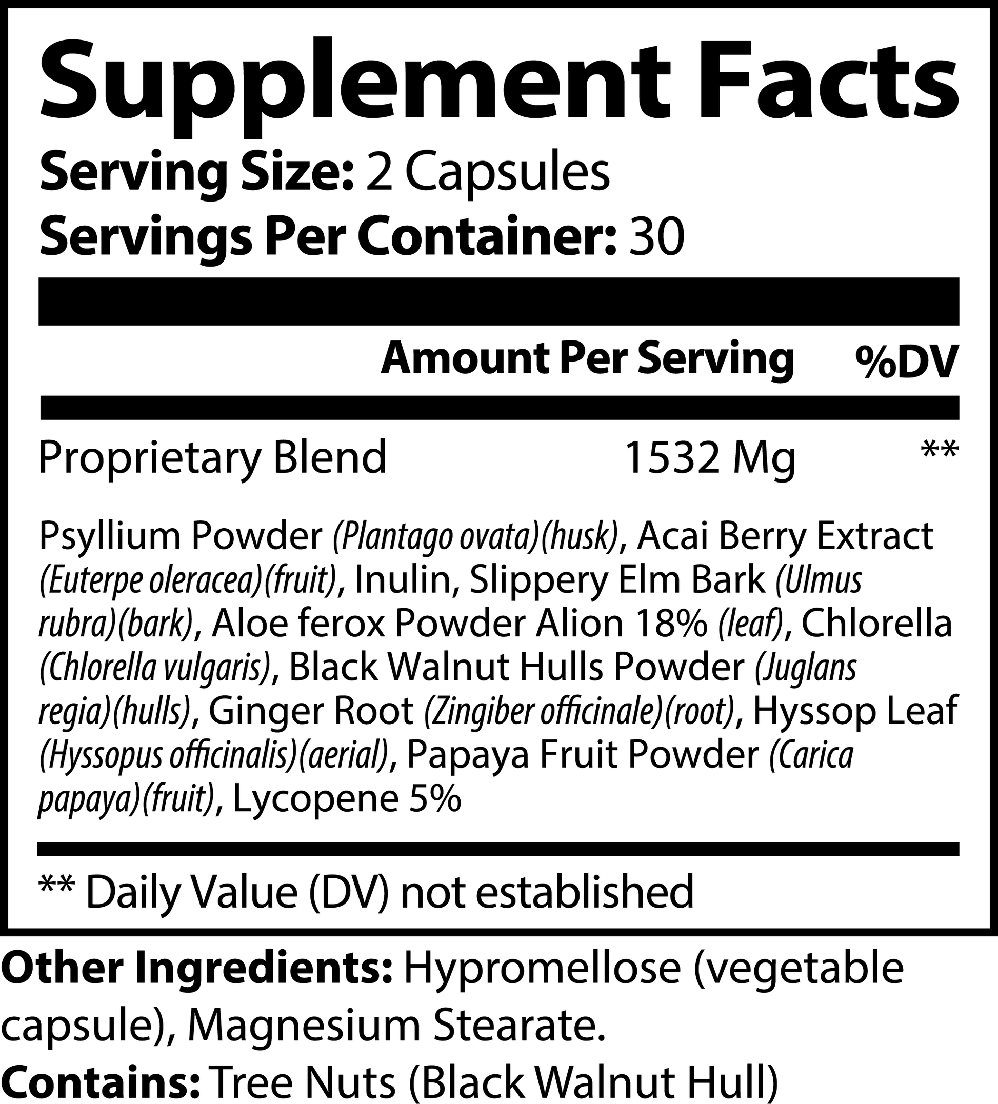 Parasite Cleanse Supplement