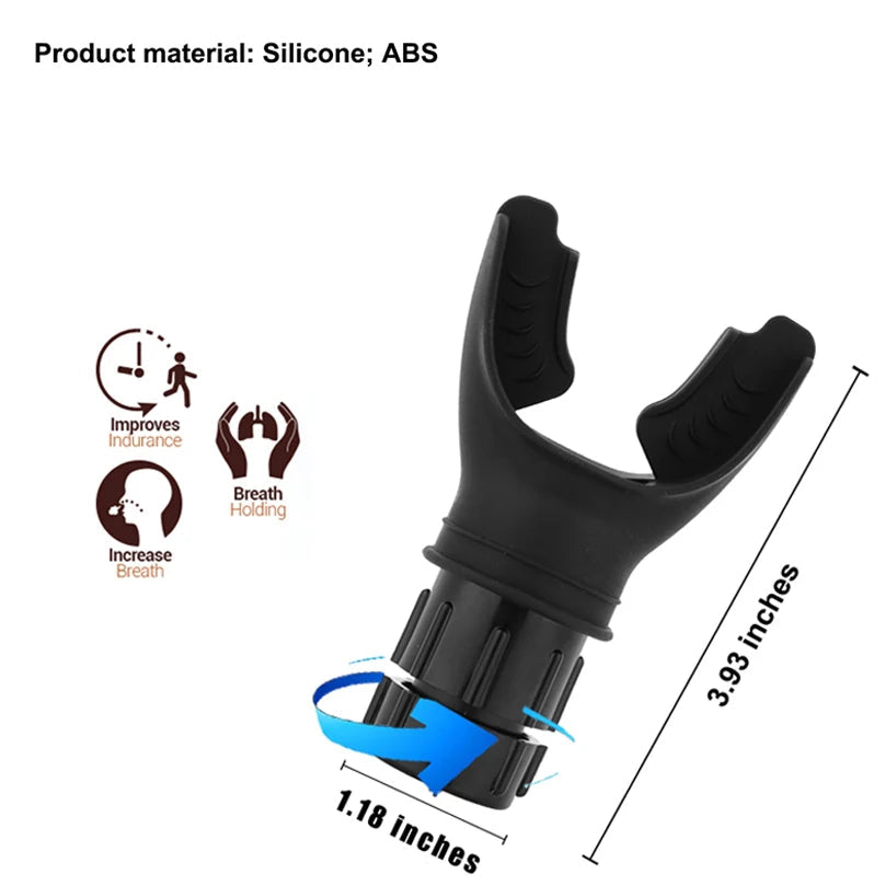 Breathing Trainer for Lungs – Adjustable Lung Exerciser