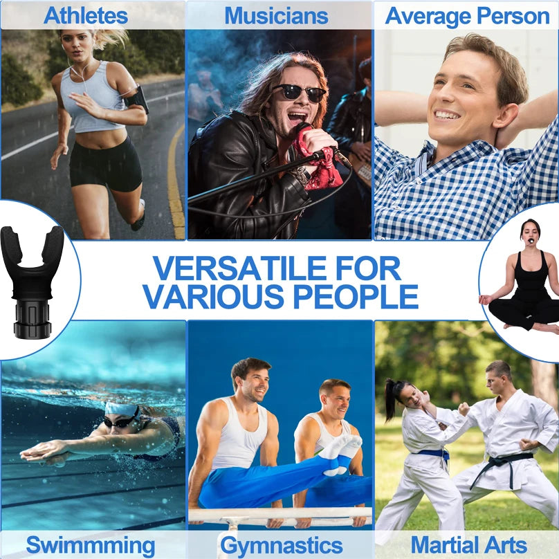 Breathing Trainer for Lungs – Adjustable Lung Exerciser