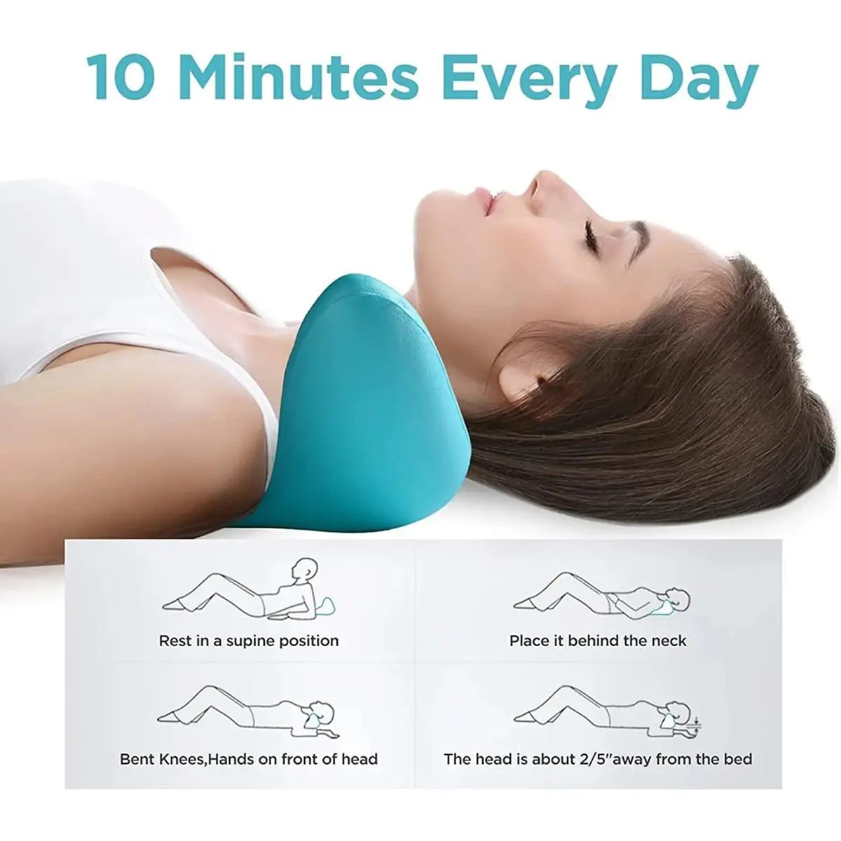 Neck & Shoulder Relaxer – Cervical Traction Pillow