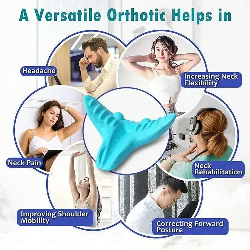 Neck & Shoulder Relaxer – Cervical Traction Pillow