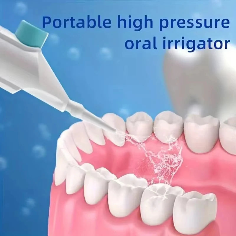 Portable High Pressure Water Flosser for Teeth Cleaning